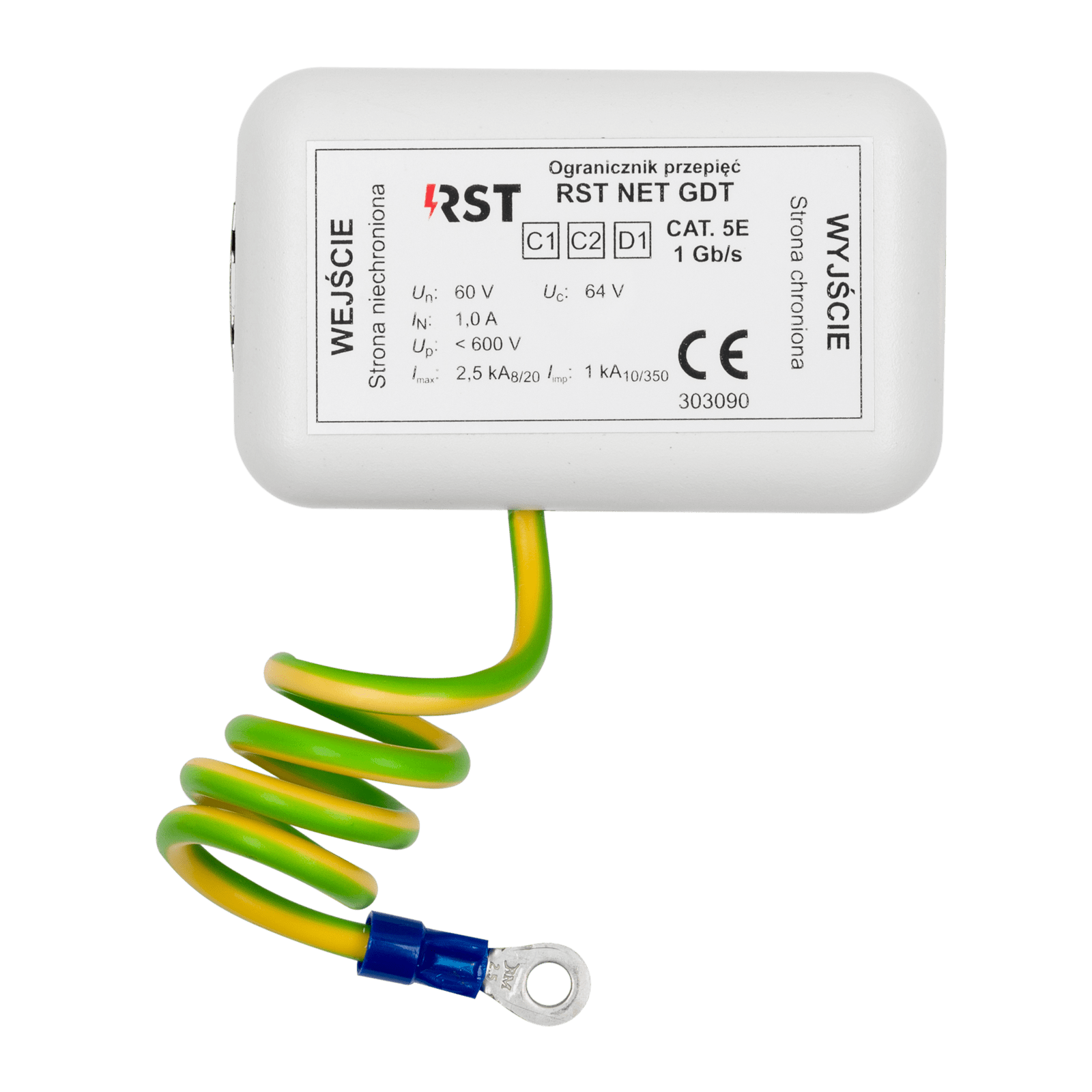 RST NET GDT Ogranicznik przepięć do ochrony sieci IP