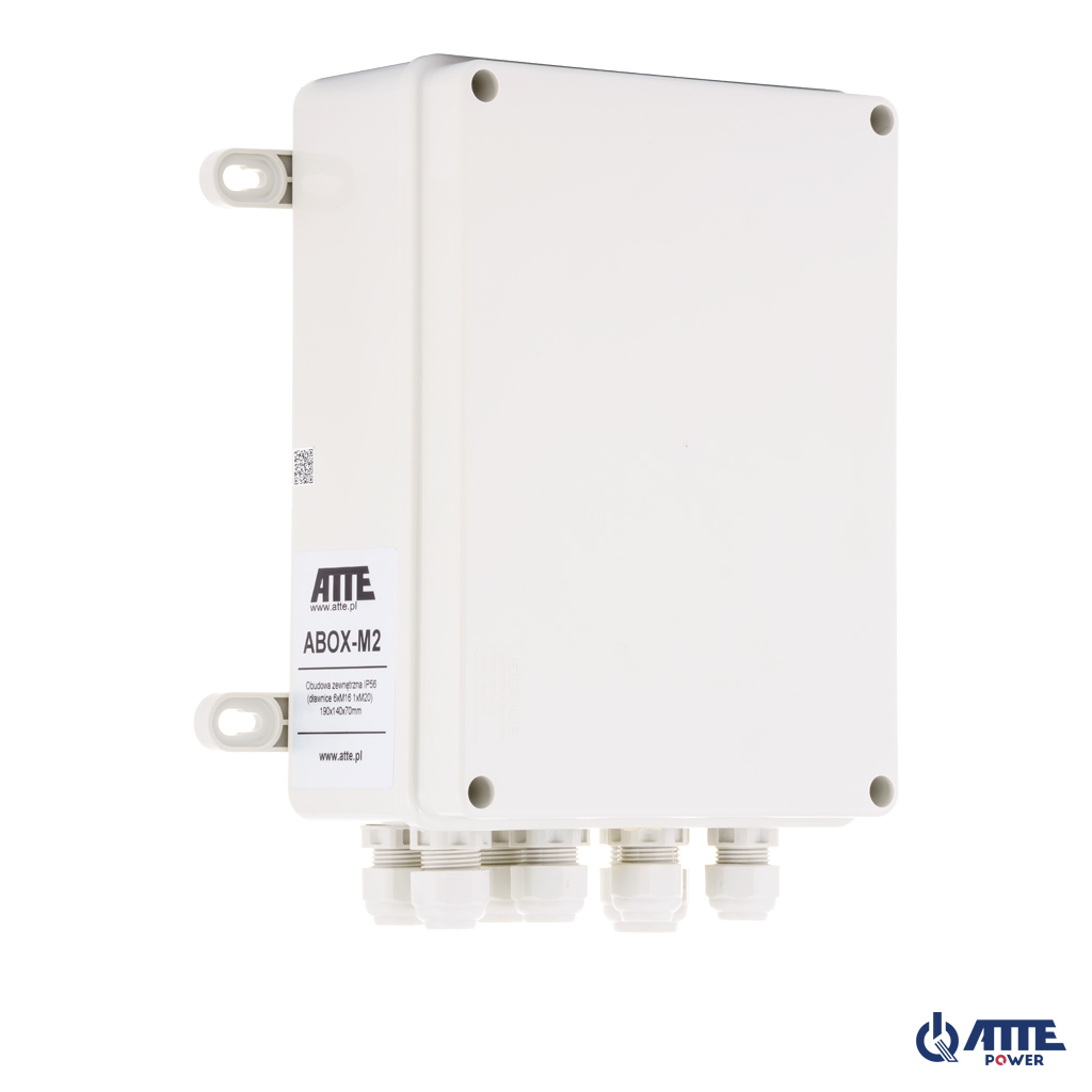 ABOX-M2 Obudowa zewnętrzna, IP56, szara RAL 7035