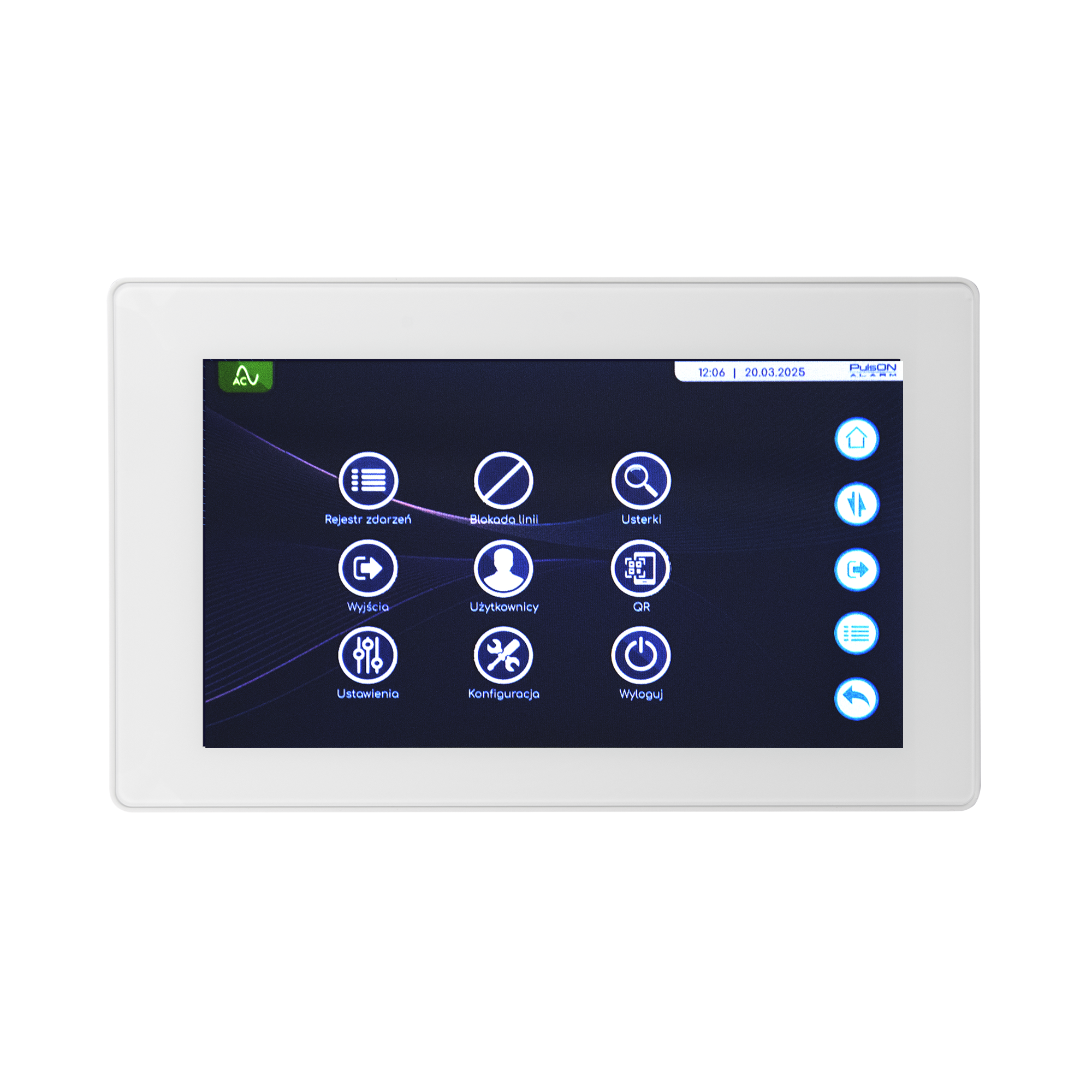 PulsON Alarm Touch BUS 7" - obrazek 3