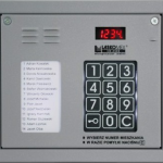 CP-2502NP-SILVER Panel audio z mini listą lokatorów , kolor srebrny, Laskomex