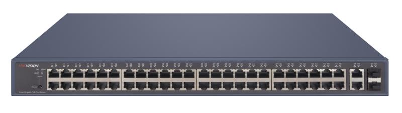 DS-3E1552P-SI Switch PoE Hikvision, 48-portów, smart