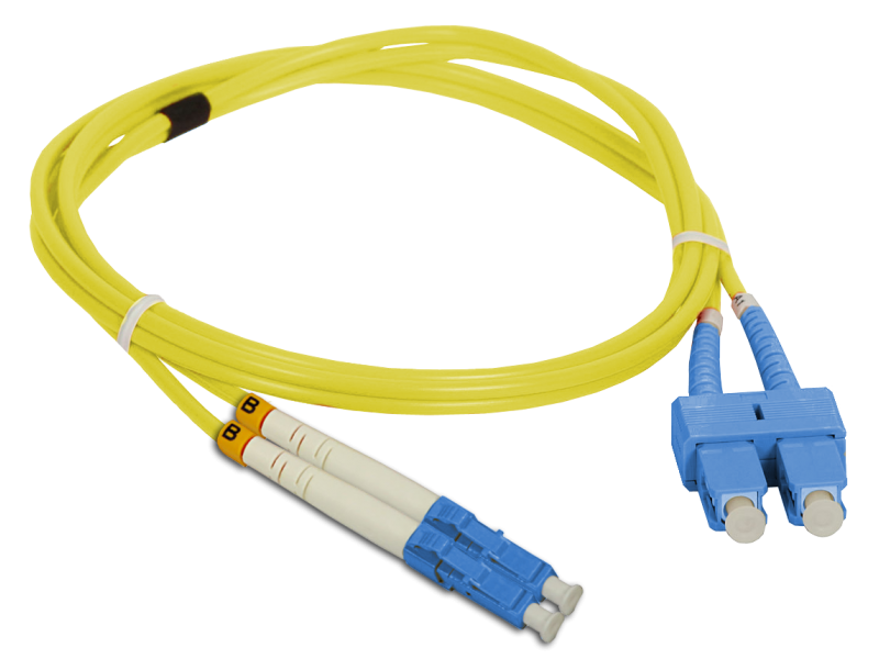 FOC-LCSC-9SMD-2 Patch cord SM LC-SC duplex 9/125 2m