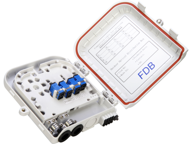 FOPA-8A-01 Szczelny panel abonencki IP65 8 x SC