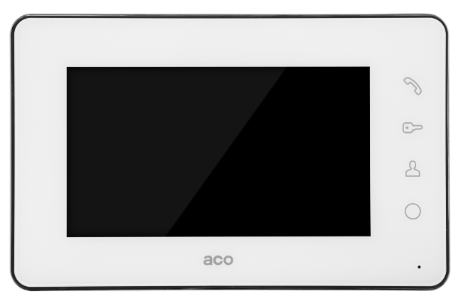 INV-MP7 WH Monitor kolorowy 7", biały