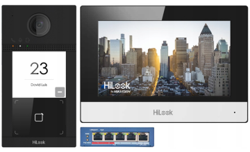 IP-VIS-Pro Zestaw wideodomofonowy IP Villa, kolor czarny