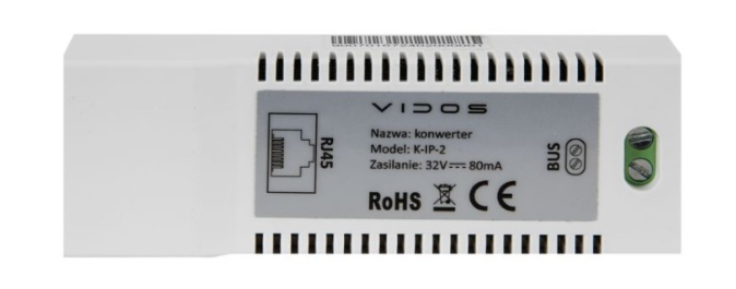 K-IP-2 Konwerter  podłączenie kamer IP