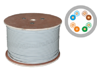 KIU5PVC500Q Kabel U/UTP kat.5e PVC 4PR 500m 25 lat g