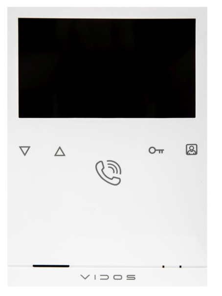 M101 Monitor głośnomówiący, ekran 4,3" kolor biały