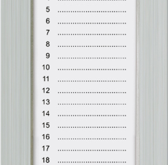 NP-2512 Panel ze stali nierdzewnej, wersja pionowa, do paneli zewnętrznych poziomych np. CP-2513 , LASKOMEX