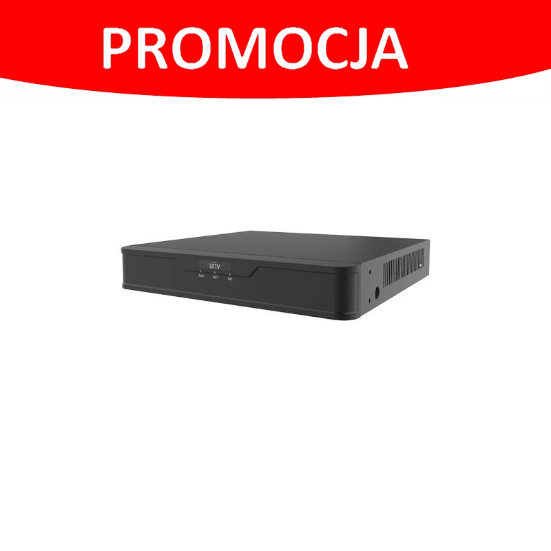NVR301-04X (Promo) Rejestrator NVR UNIVIEW AI 4xIP 8Mpix 64Mb/s 1xHDD