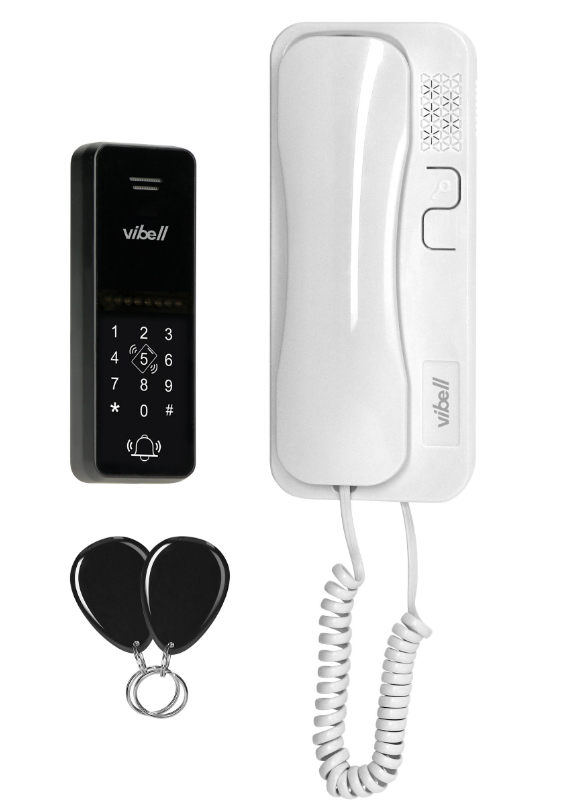 OR-DOM-BA-932/W Zestaw domofonowy ERIN, 2 -żyłowy