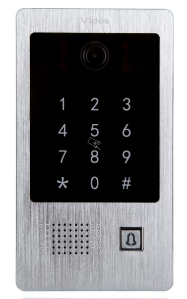 S20DA Bramofon 1-przyciskowy, wbudowany czytnik kart