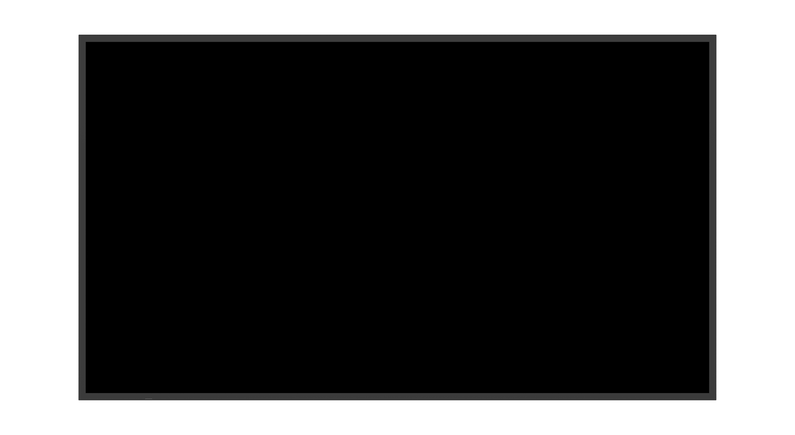 Monitor do nadzoru 24/7 z metalową obudową i BNC Monitor LCD 75' 4K/UHD