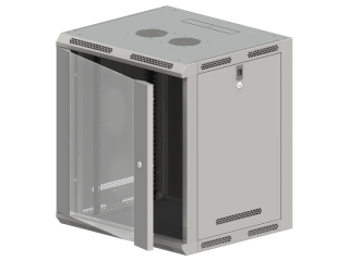 SW-12U-600-600-N-DSJ-OP-RP-B-S Szafa wisząca 19" 12U 600x600, niedzielona