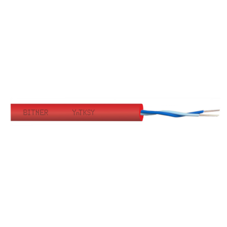 YnTKSY 1x2x0,8 Przewód uniepalniony YnTKSY 1x2x0,8, odcinek 100m