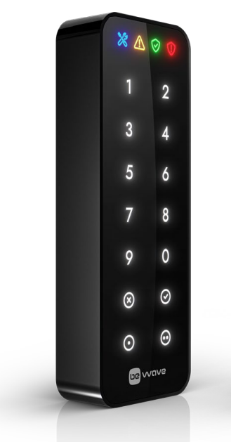 AKP-200-B (Smart Keypad B) Bezprzewodowa klawiatura dotykowa, BeWave, czarna