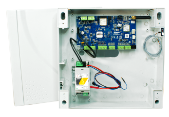 NeoGSM-IP-SET Zestaw centrala alarmowa w obudowie, zasilacz ECO, antena GSM
