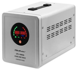 Qoltec Zasilacz awaryjny UPS 1000VA/700 | Przetwornica 12/230V z AVR | SF | Sinus