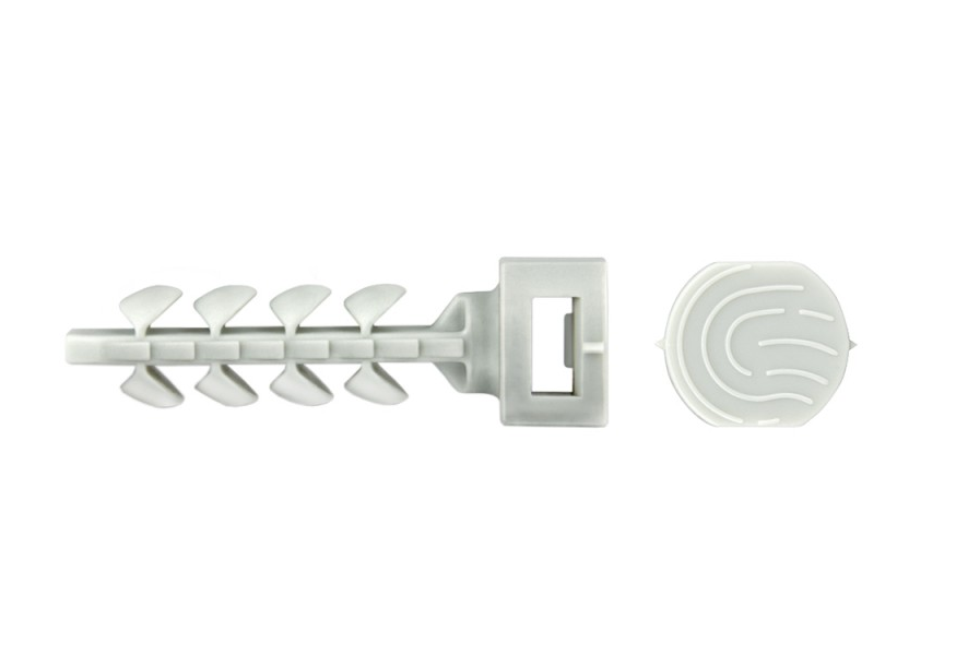 96IFS Uchwyt do opaski kablowej wciskany IFS 6X30 łeb 4,8mm szary, 96IFS, /100 szt./, CELO