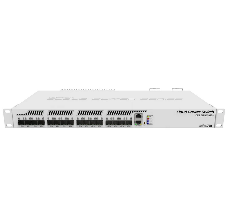 CRS317-1G-16S+RM Switch MikroTik 1x RJ45 1000Mb/s, 16x SFP+