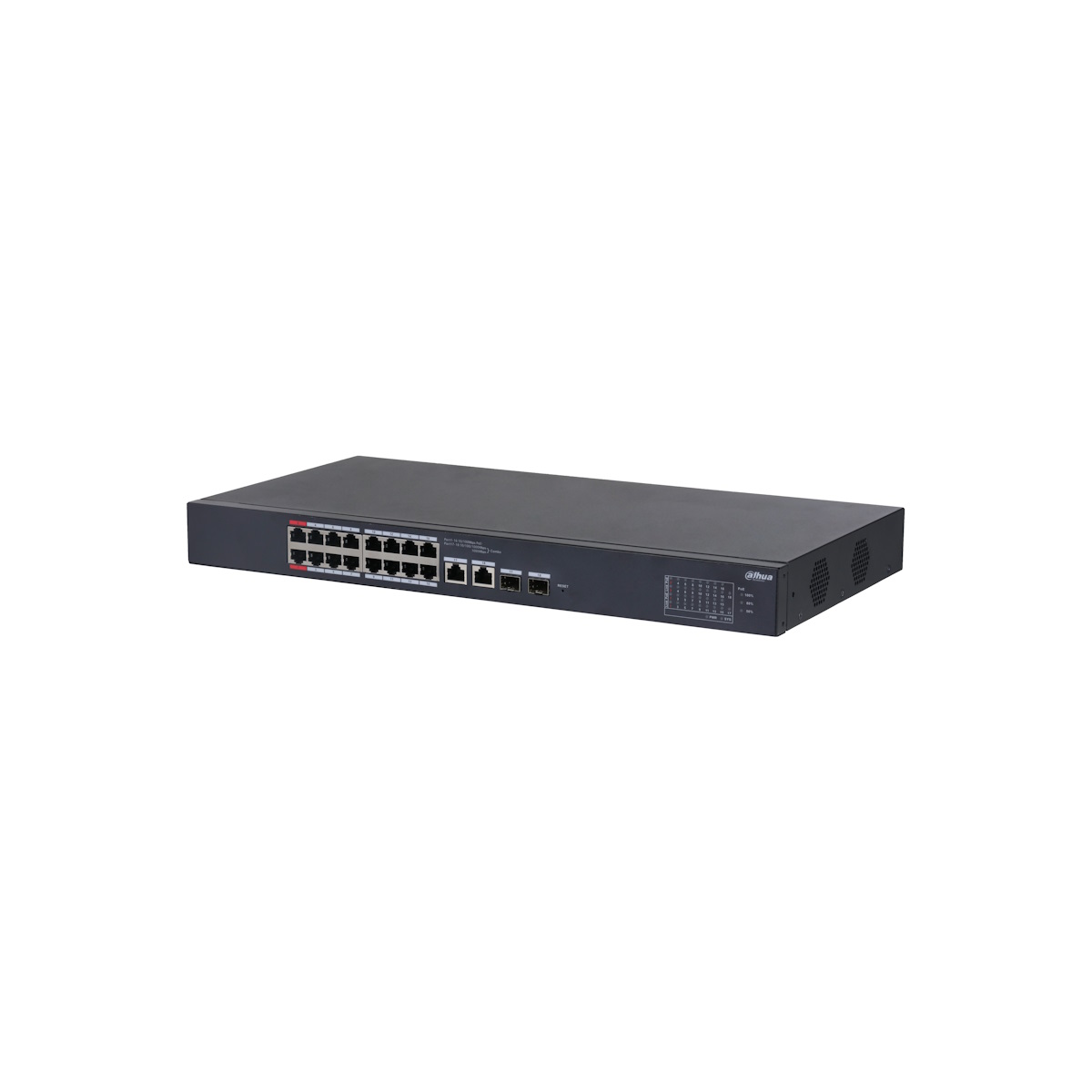 CS4218-16ET-135 (Promo) Switch 18 port zarządzalny 16xPoE 2x Combo 135W