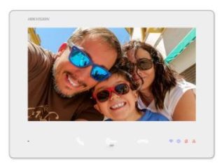 DS-KH7300EY-WTE2/White Stacja wewnętrzna 7" systemu 2-wire HD, biały