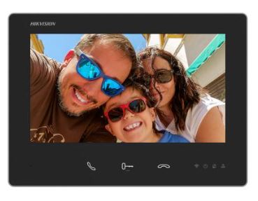 DS-KH7300EY-WTE2 Stacja wewnętrzna 7" systemu 2-wire HD, czarny