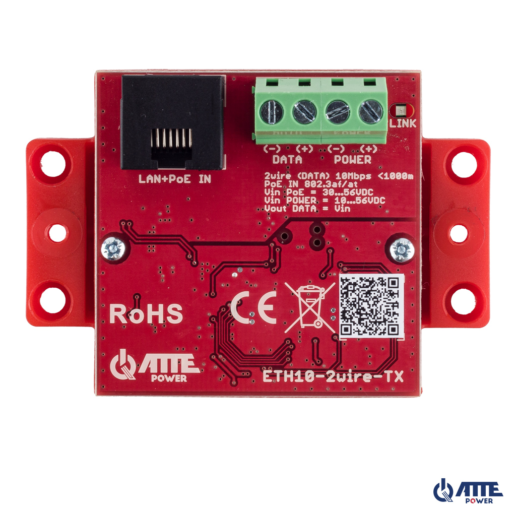 ETH10-2wire-SET Zestaw konwerterów do transmisji LAN + PoE, 2x
