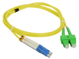 FOC-SCALC-9SMD-1 Patch cord SM SC/APC-LC duplex 9/125 1.0m