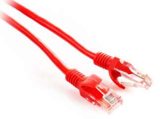 GF-PC5EUTP-5R PATCHCORD SKRĘTKA CAT.5E UTP 5m czerwony