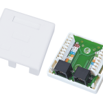 GN011 Gniazdokat.6  2xRJ45