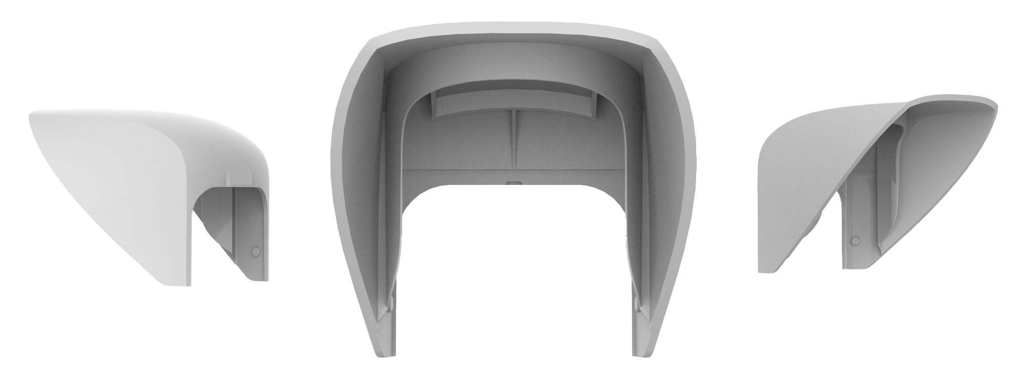 Hood (MPO) WHITE Daszek do MotionProtect Outdoor