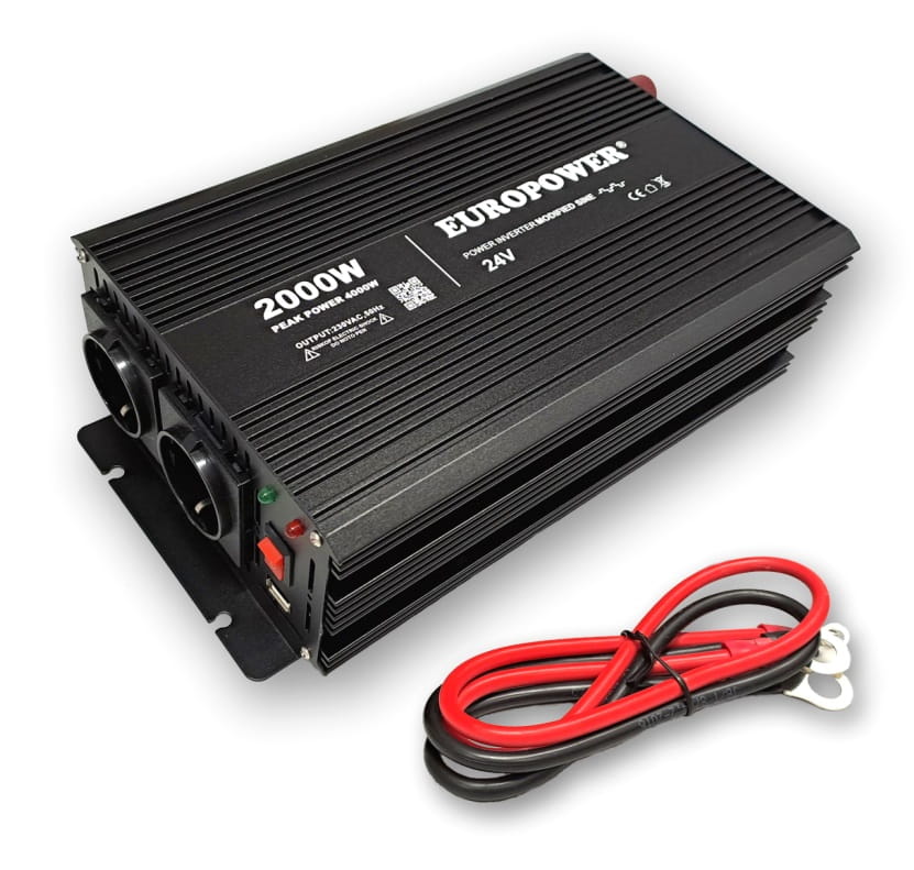 INV/24/2000/MS/S Przetwornica modyfikowany sinus 2000W-24VDC