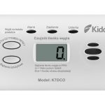 K7DCO Autonomiczna czujka tlenku węgla, LCD, 2xAA