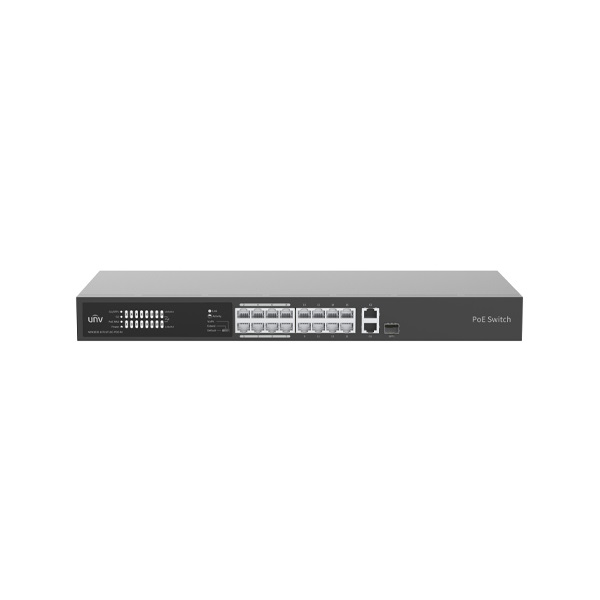 NSW2020-16T1GT1GC-POE-IN Switch 16x PoE FE, 1x GBuplink, 1x Combo, 225W