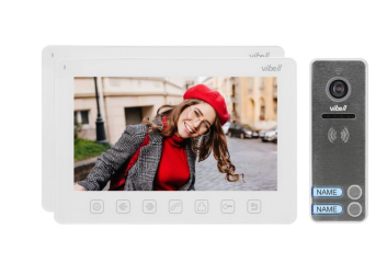 ZESTAW WIDEODOMOFONOWY DWURODZINNY ORNO NOVEO MULTI2 OR-VID-EX-1063/W Zestaw dwurodzinny Orno Noveo Multi2