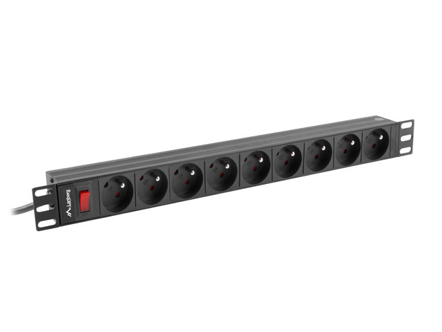 PDU-09E-0300-BK LISTWA ZASILAJĄCA RACK