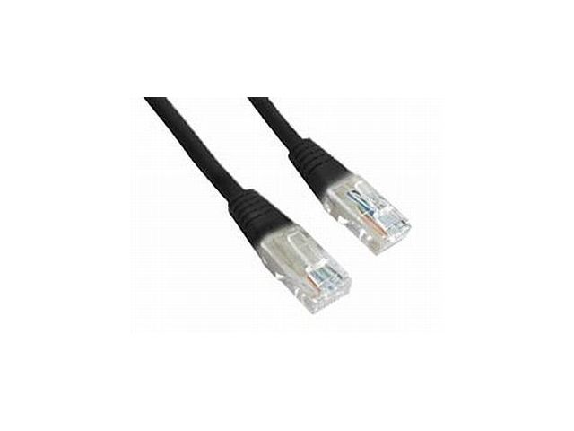 PCU5-10CC-0300-BK Patch cord kat.5e 3m, czarny