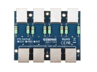 PTF-54-PRO/POE Ochronnik przepięciowy 4xIP wewnętrzny