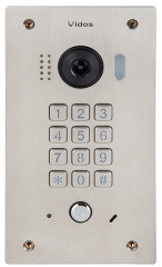 S1411D JEDNOABONENTOWA STACJA BRAMOWA,  IP54, 2.0 Mpix, natynkowy, Vidos