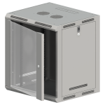SW-12U-600-600-N-DSJ-OP-RP-B-S Szafa wisząca 19" 12U 600x600, niedzielona