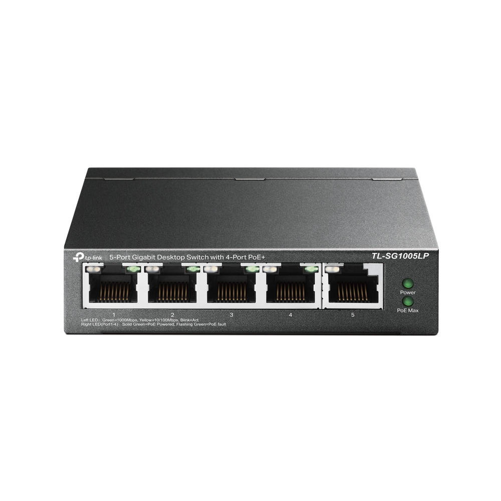 TL-SG1005LP Przełącznik typu desktop, 5x gigabit, (4 x PoE)