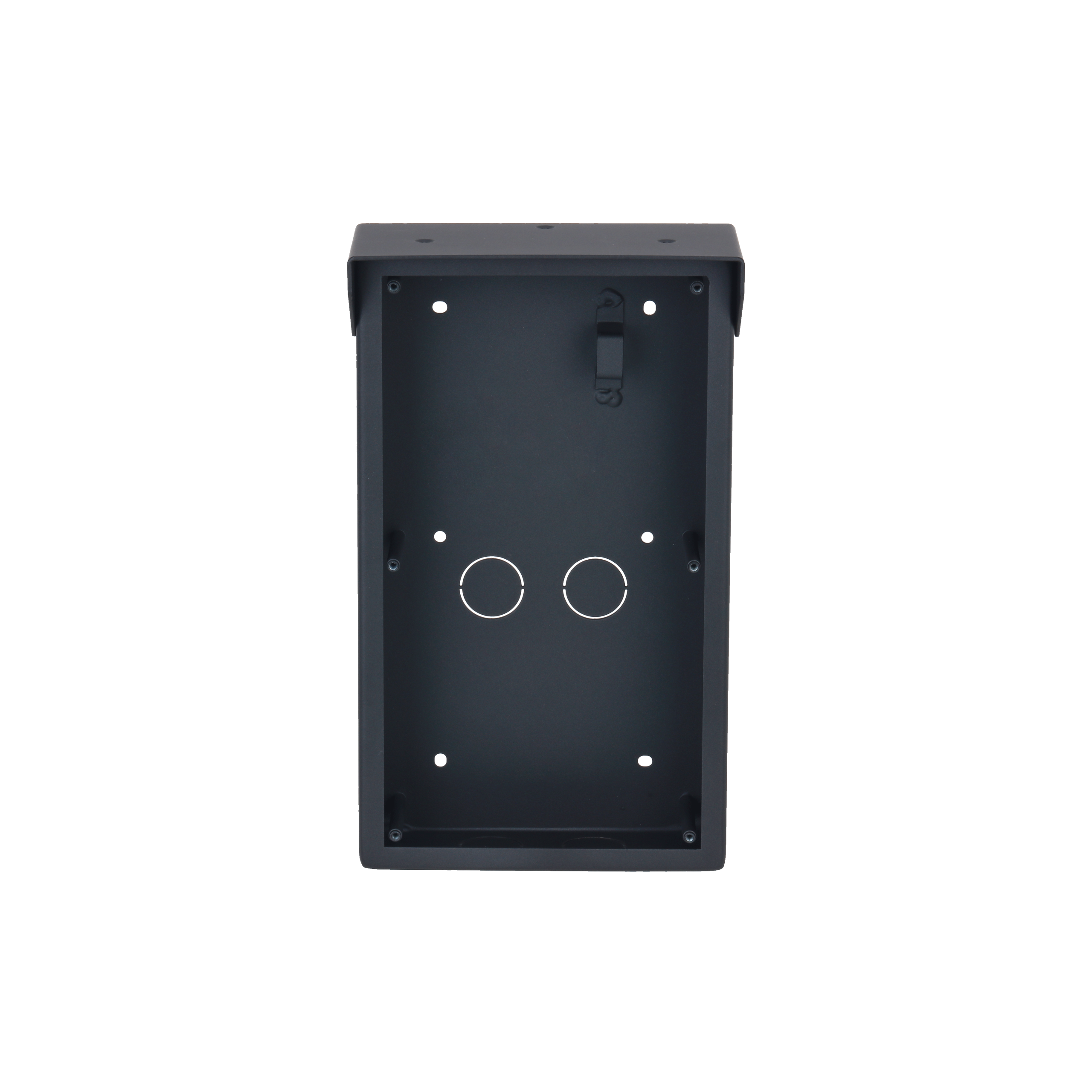 VTM26R2 Puszka z daszkiem na 2 moduły, czarna