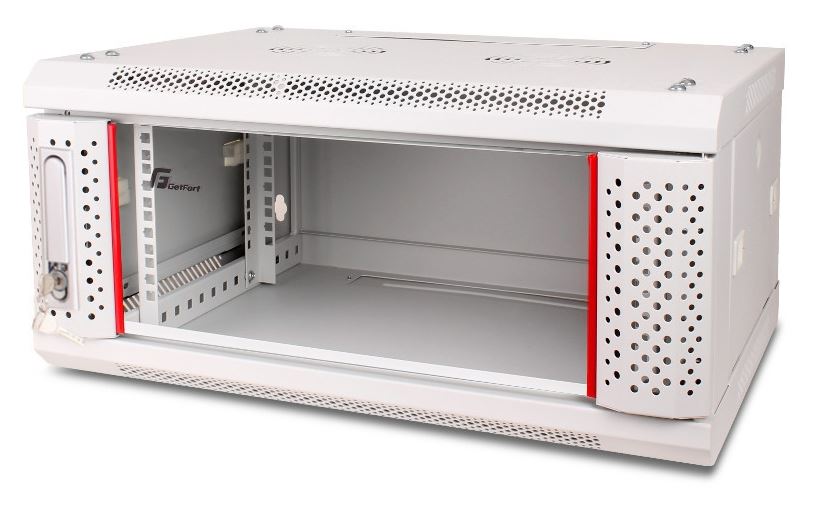 WGF04-64EH-WGG SZAFA RACK 19 CALI 4U 600X450 WISZĄCA SZARA