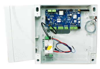 NeoGSM-IP-SET Zestaw centrala alarmowa w obudowie, zasilacz ECO, antena GSM