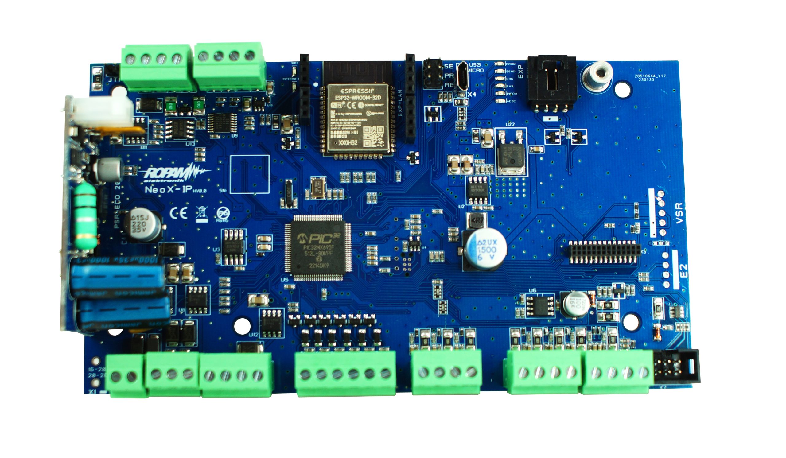 Neo-IP-PS Centrala alarmowa, WiFi, zas. 17-20VAC / 20-30VDC