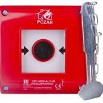 OP1-W02-A11-M Przycisk ppoż. podtynkowy 1Z 1R czerwony z młotkiem OP1-W02-A-11-M