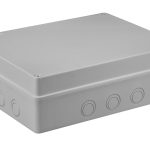 S-BOX 716 Puszka n/t hermetyczna 380x300x120 12 osłabień IP65 szara S-BOX 716