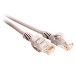 PATCHCORD SKRĘTKA GETFORT CAT.5E UTP 0,5m szary