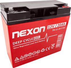 TN-12-20-F-GT  Akumulator VRLA GEL 12V 20Ah (F) TECHTRU